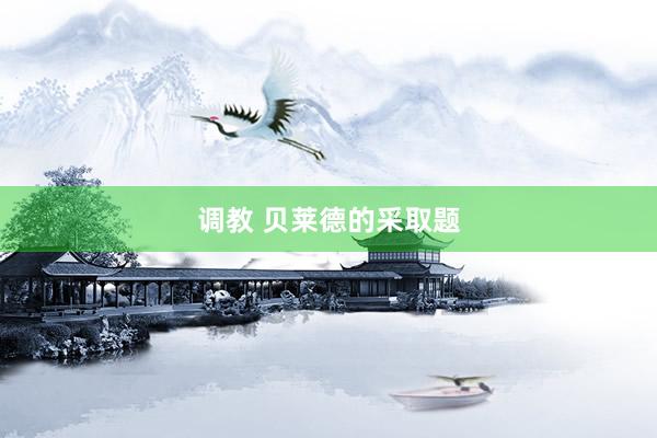 调教 贝莱德的采取题